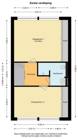 Floorplan - Schijflaan 15, 2625 KG Delft